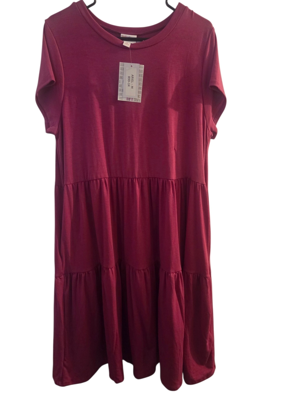LuLaRoe Tiered Short Sleeve Dress